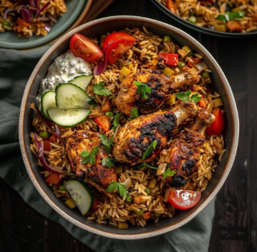 One Pot Shawarma Chicken and Rice