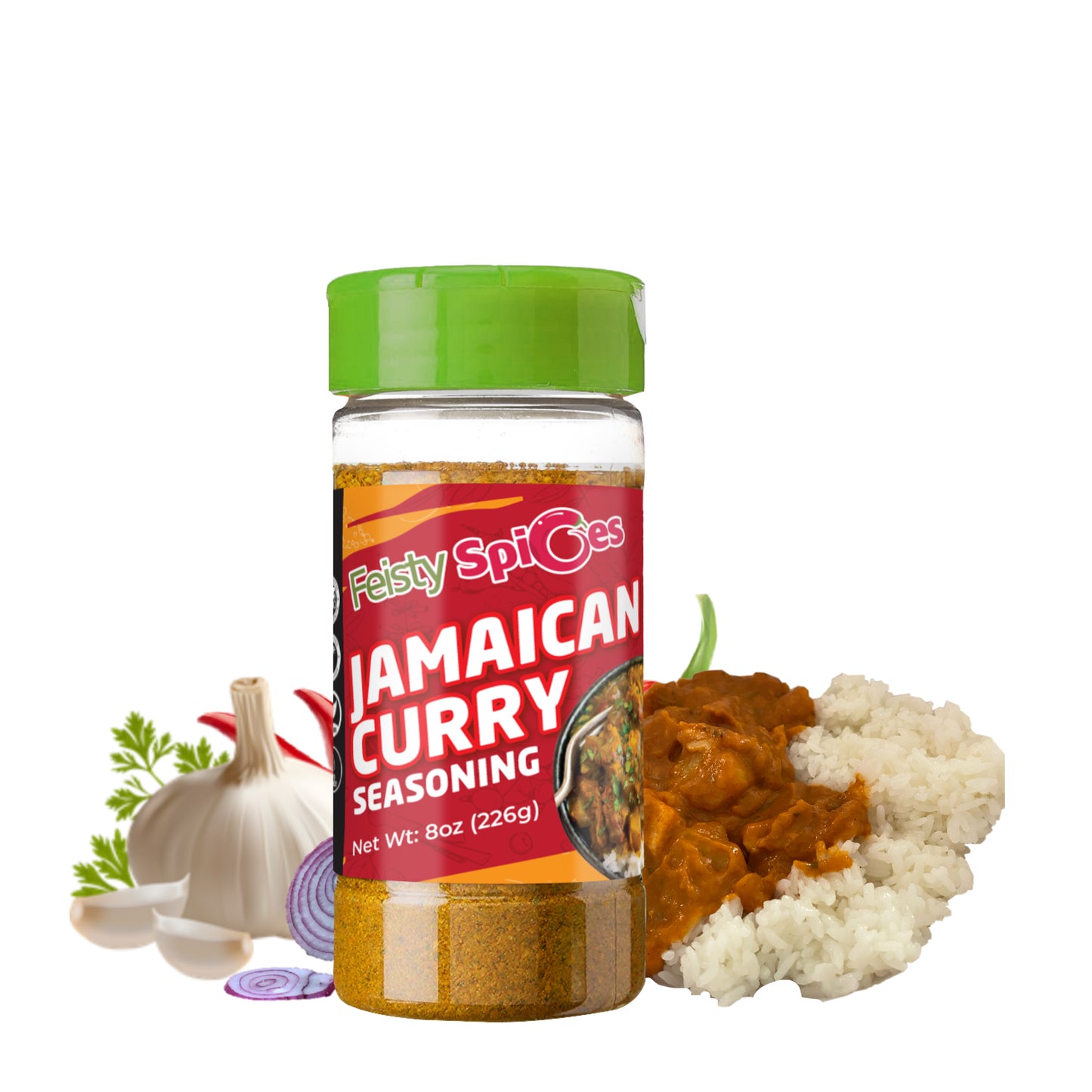 Jamaican Curry Seasoning, 8oz-Caribbean Spice Delight