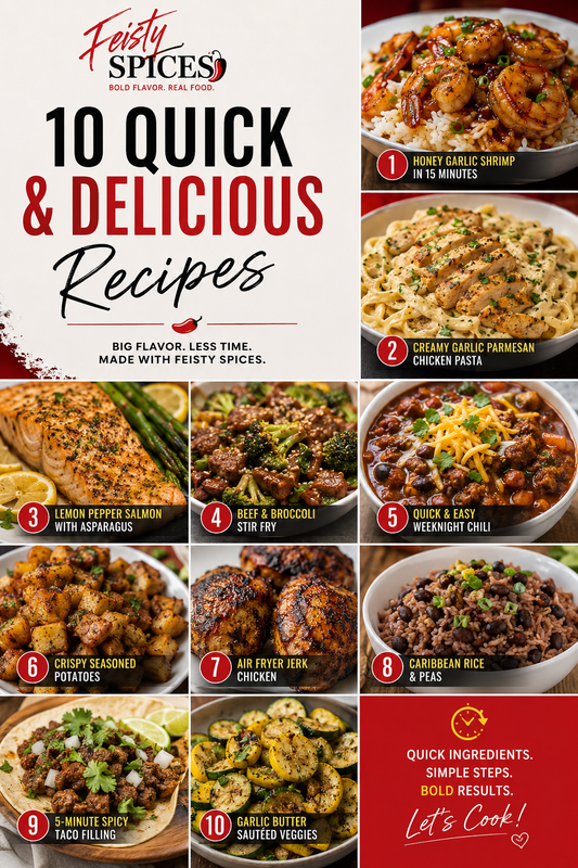 Feisty Spices 10 Quick Delicious Recipes