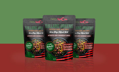 Feisty Spices Collard Greens One Stop Meal Kit