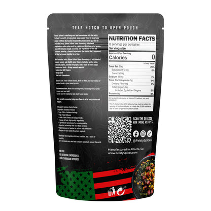 Feisty Spices Collard Greens One Stop Meal Kit