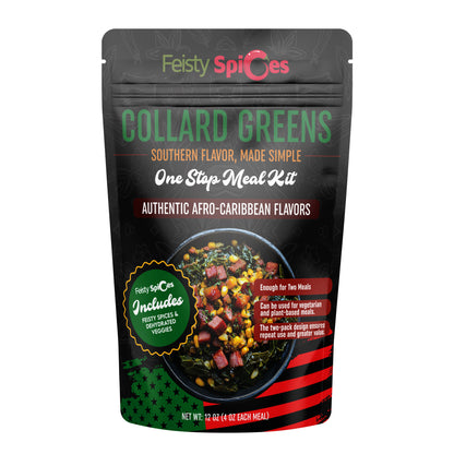 Feisty Spices Collard Greens One Stop Meal Kit