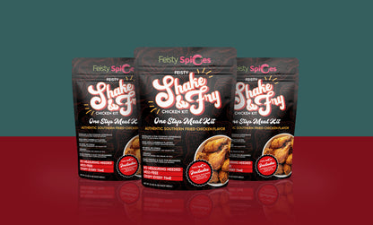 Feisty Spices Shake and Fry One Stop Meal Kit, 12 oz