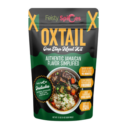 Feisty Spices Oxtail One Stop Meal Kit, 12 oz